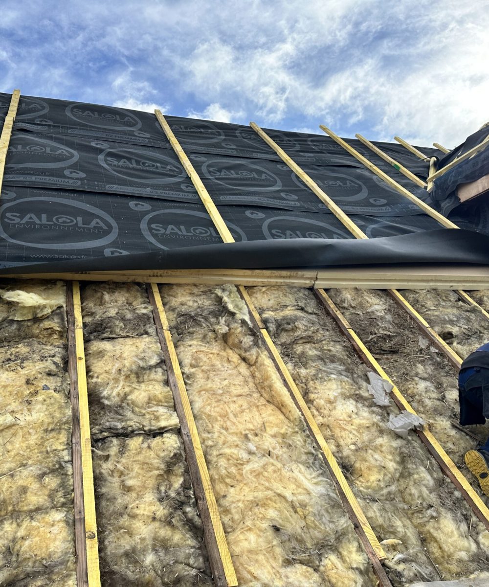 PHOTO ONGLET ISOLATION DE TOITURE